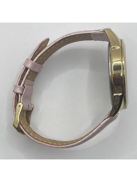 Womens Timex Briarwood Watch 40mm Gold Silver Tone Pink Leather Band New Battery main image 7